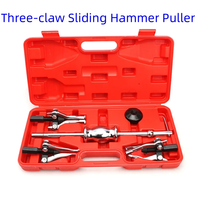 

5-компонентный набор съемников внутреннего внешнего скользящего молотка, внутренний и внешний съемник, съемник подшипников передней и задней оси колеса