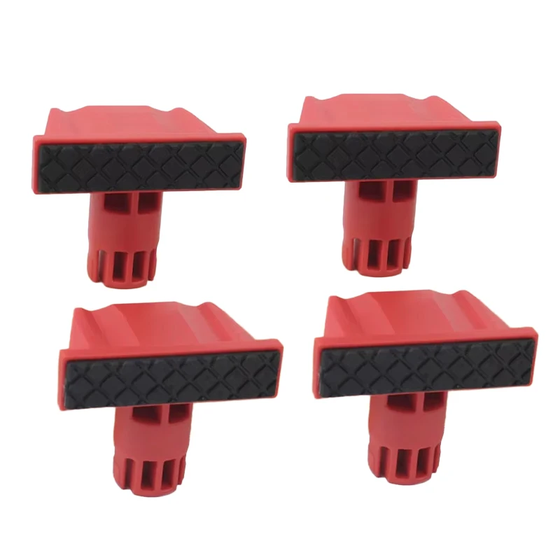 4pcs Woodworking Bench Dogs 20mm High Strength Engineering Plastics Non-Slip TPU Cushion for Workbench Positioning and Stability