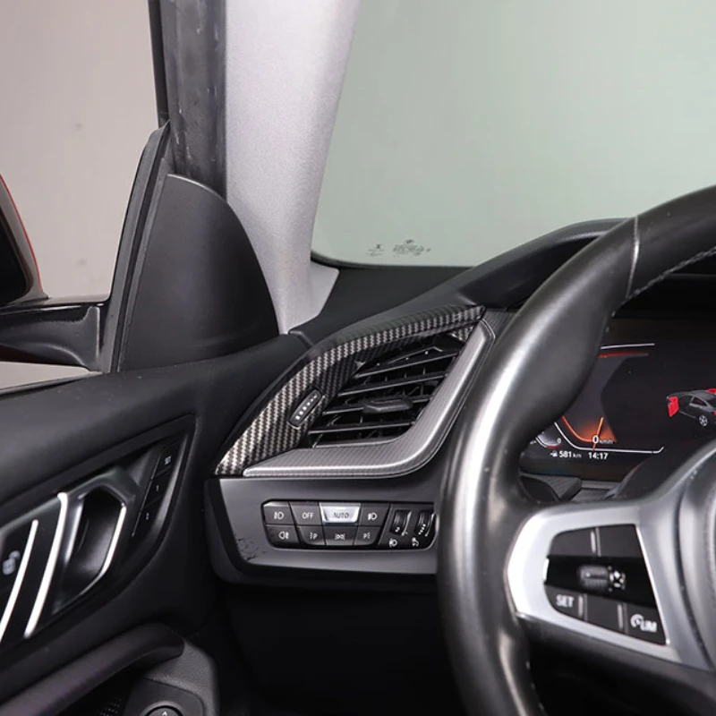 

Car Center Console Side Air Conditioning Vent Outlet Frame Trim ABS Interior Car Accessories For 2020-2024 BMW1 2 Series F40 F44