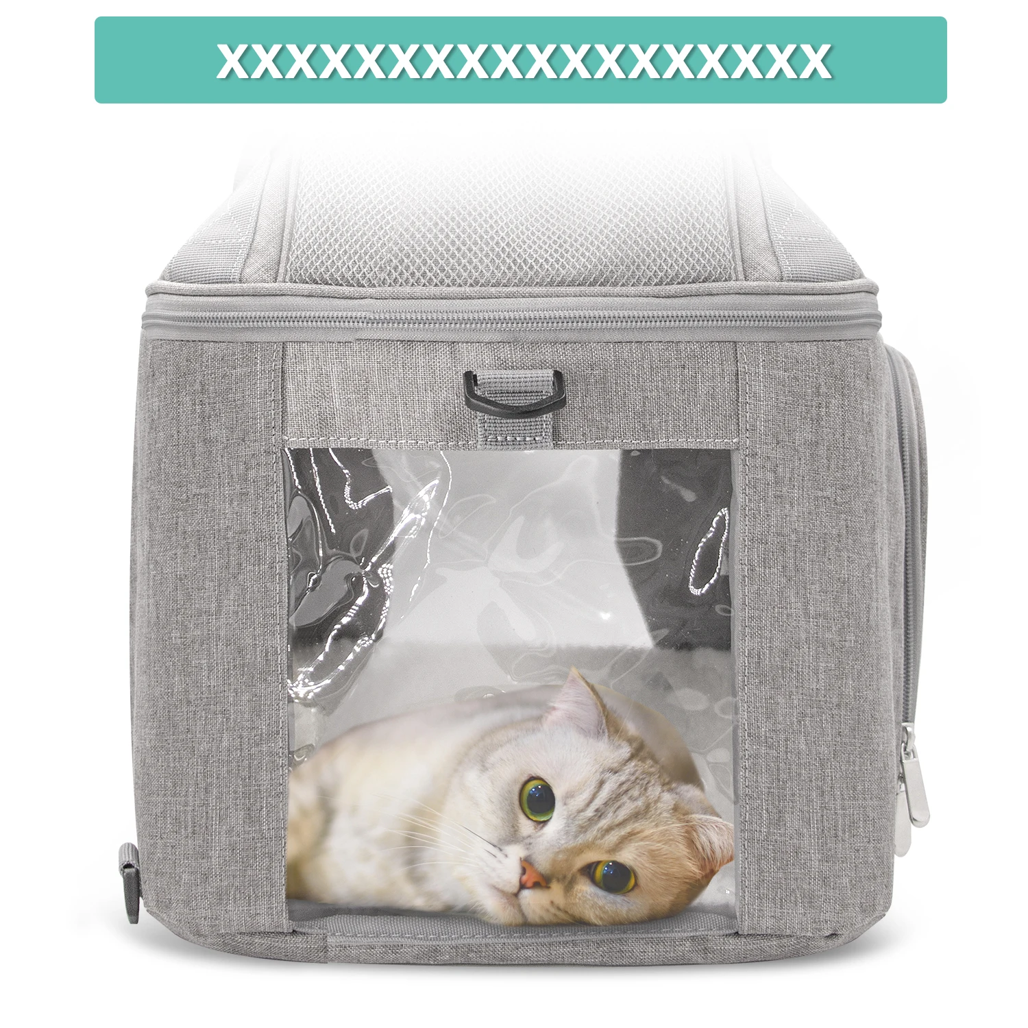 Pet Backpack Breathable Cat Carrier Bag Travel Airline Approved Transport Bag For Small Dogs and Cats