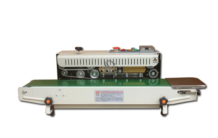 FR-770 Continuous film sealing machine plastic bag package machine horizontal heating sealing machine