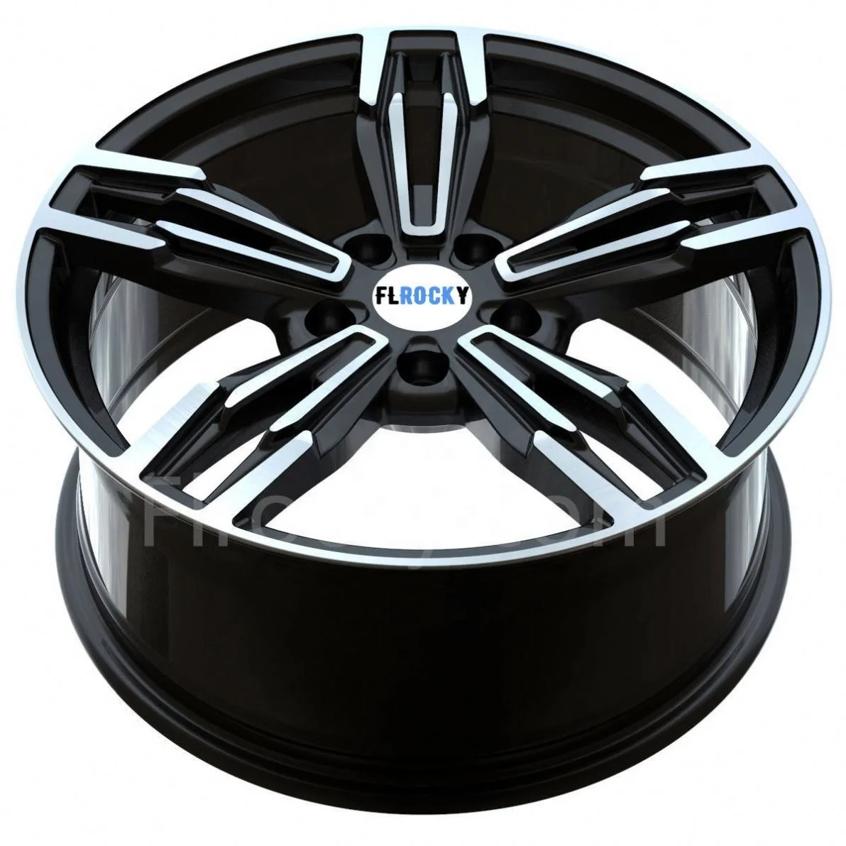 

Flrocky Factory Customized Racing 18 Inch Wheels 5X114.3 Custom Forged Alloy Passenger Car Wheels Hub Hyper Black Rims