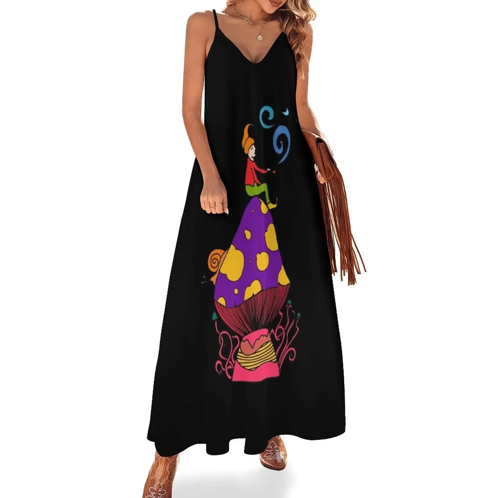 

Smoking Gnome 2 Sleeveless Dress evening dress Woman dresses