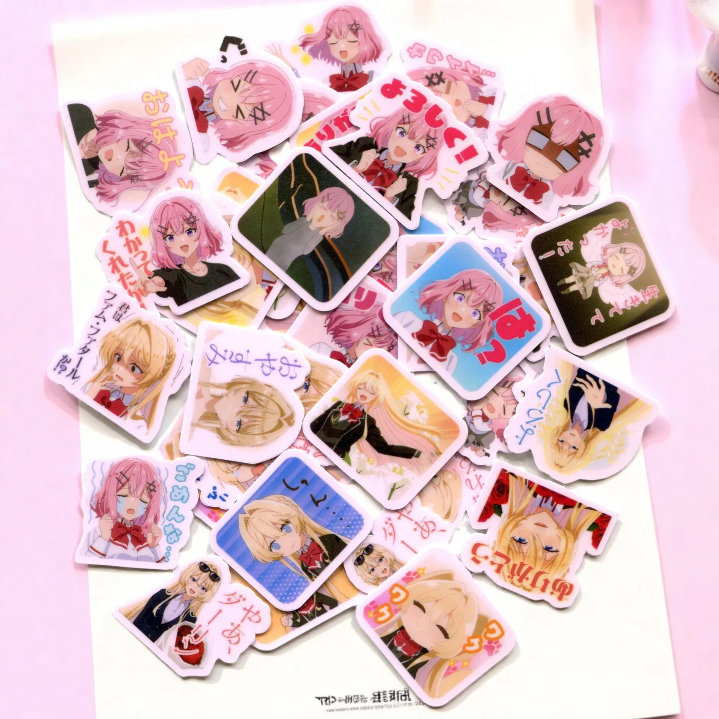 

40pcs Super Darling、Miss.Perfect2-3cm WATERPROOF sticker