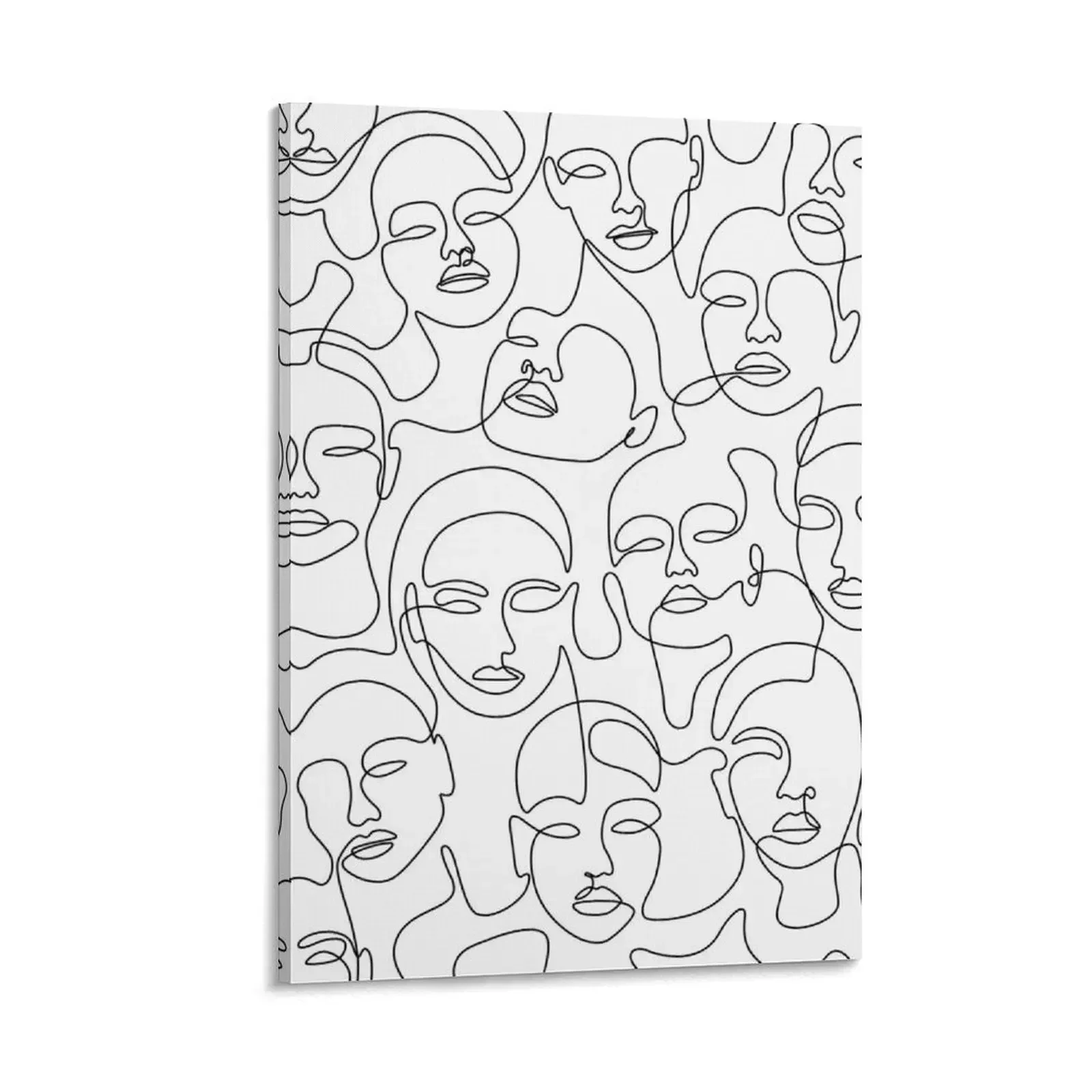 

Crowded Girls Canvas Painting stickers & posters art anime posters
