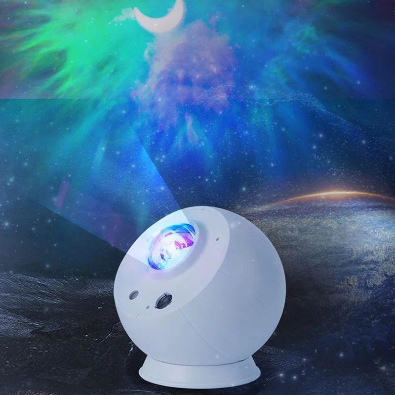 Galaxy Projector Starry Sky Moon Light Star Lamp Space Ceiling Night Light Nightlight Led Gift For Children Christmas Lights