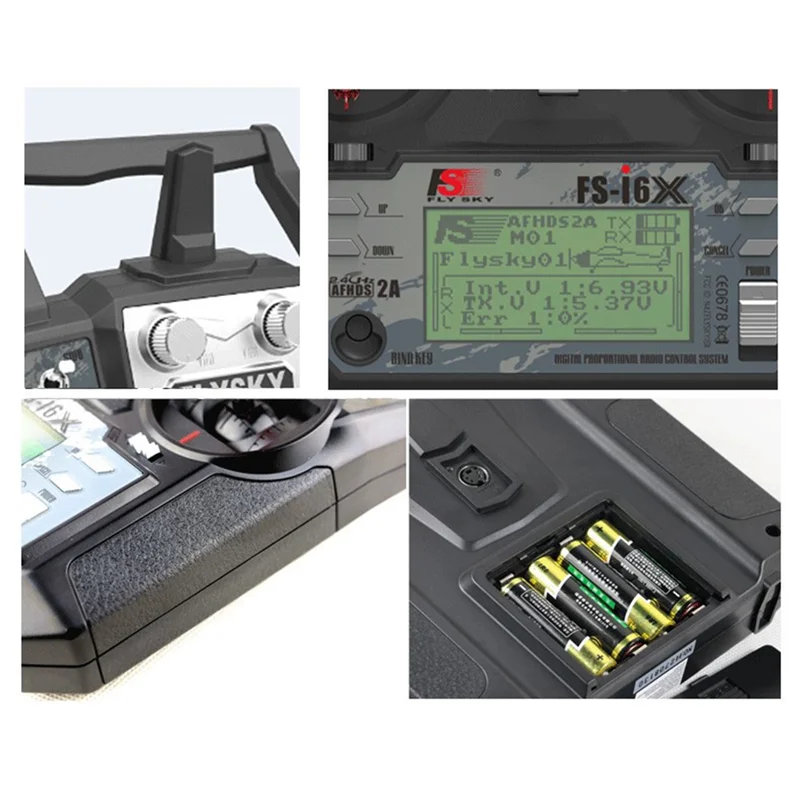 

A63T-FLYSKY FS-I6X RC-передатчик с приемником IA6B 6-10CH для радиоуправляемого самолета, вертолета, FPV Racing Drone