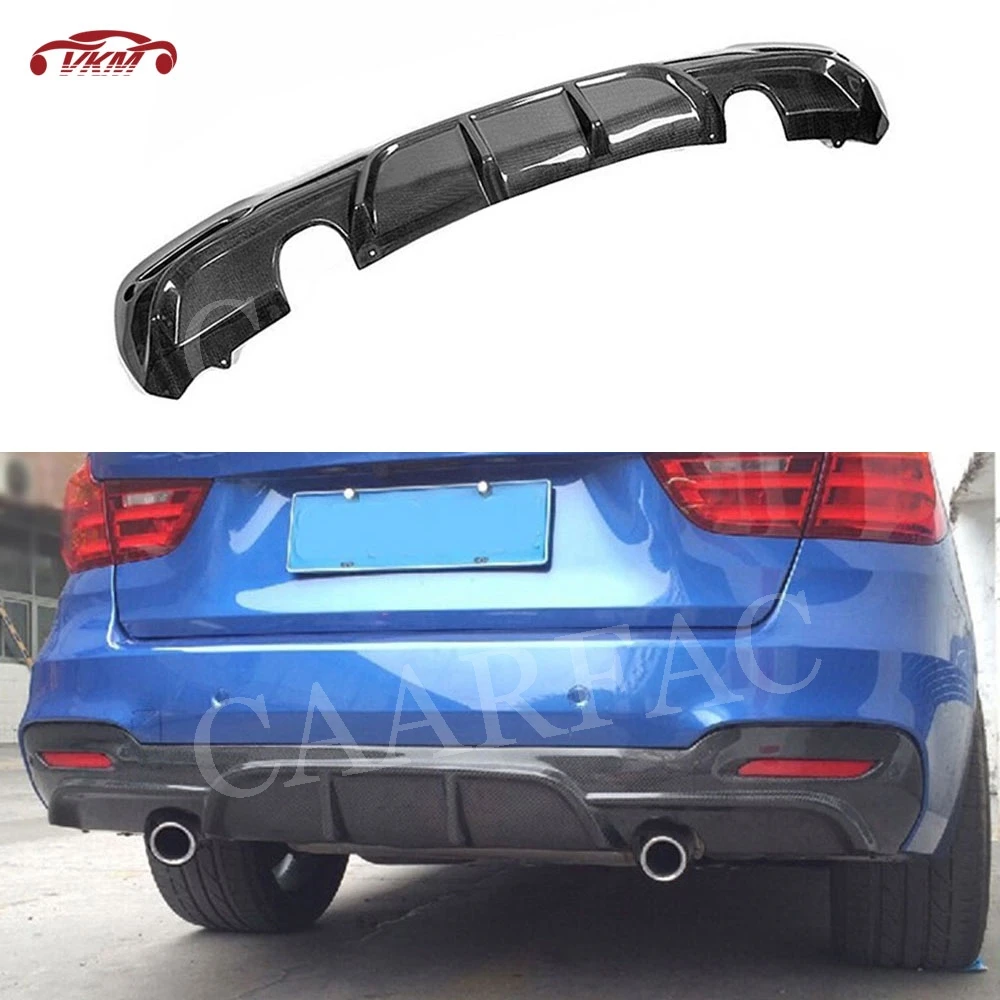 

For F34 Carbon Fiber / FRP Rear Lip Diffuser Spoiler for BMW 3 Series GT M Sport 4-Door 2014 - 2018 M Style Bumper Protector