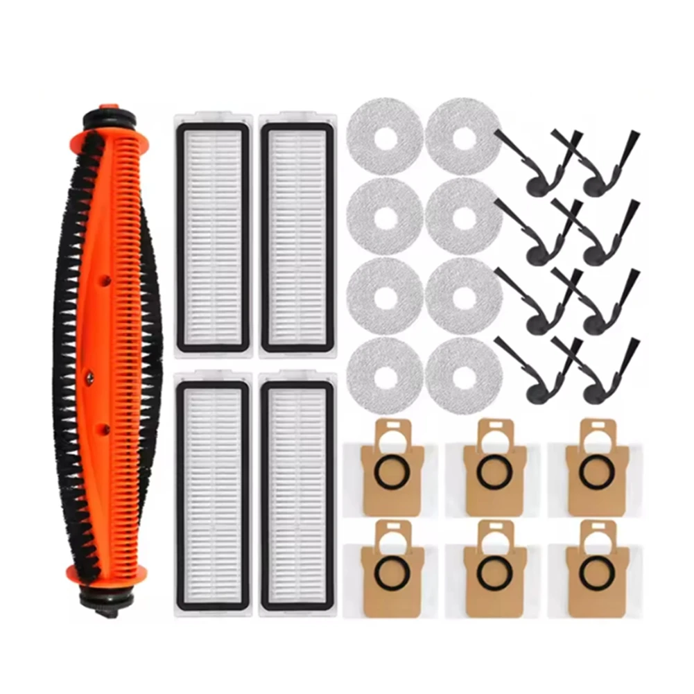 

【BRAND NEW】For Xiaomi Robot Vacuum Cleaner Accessories- Main Brush, Side Brush, Hepa Filter, Mop Cloth, Dust Bag For Model 5/OV3