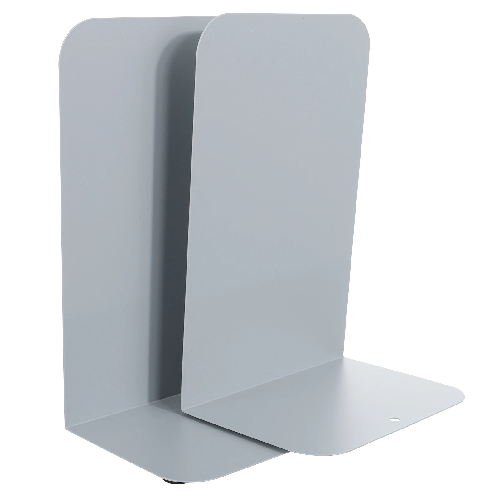 2pcs Metal Bookend Simple Style Desktop Organizer For Home Office Classroom Book Supports Iron Bookends Files Cds Storage Decor