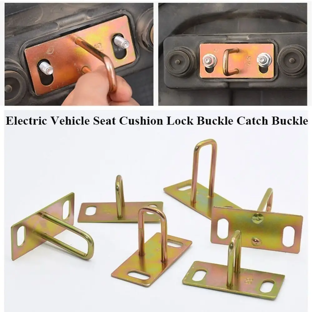 New Multisizes Seat Cushion Lock Metal Catch Buckle Motorcycle Accessories Electric Vehicle Parts