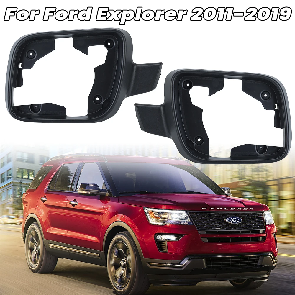 Uchwyt na szklaną ramkę lusterka bocznego pasuje do Ford Explorer 2011 2012-2019 wersja amerykańska Rama lusterka bocznego Akcesoria samochodowe
