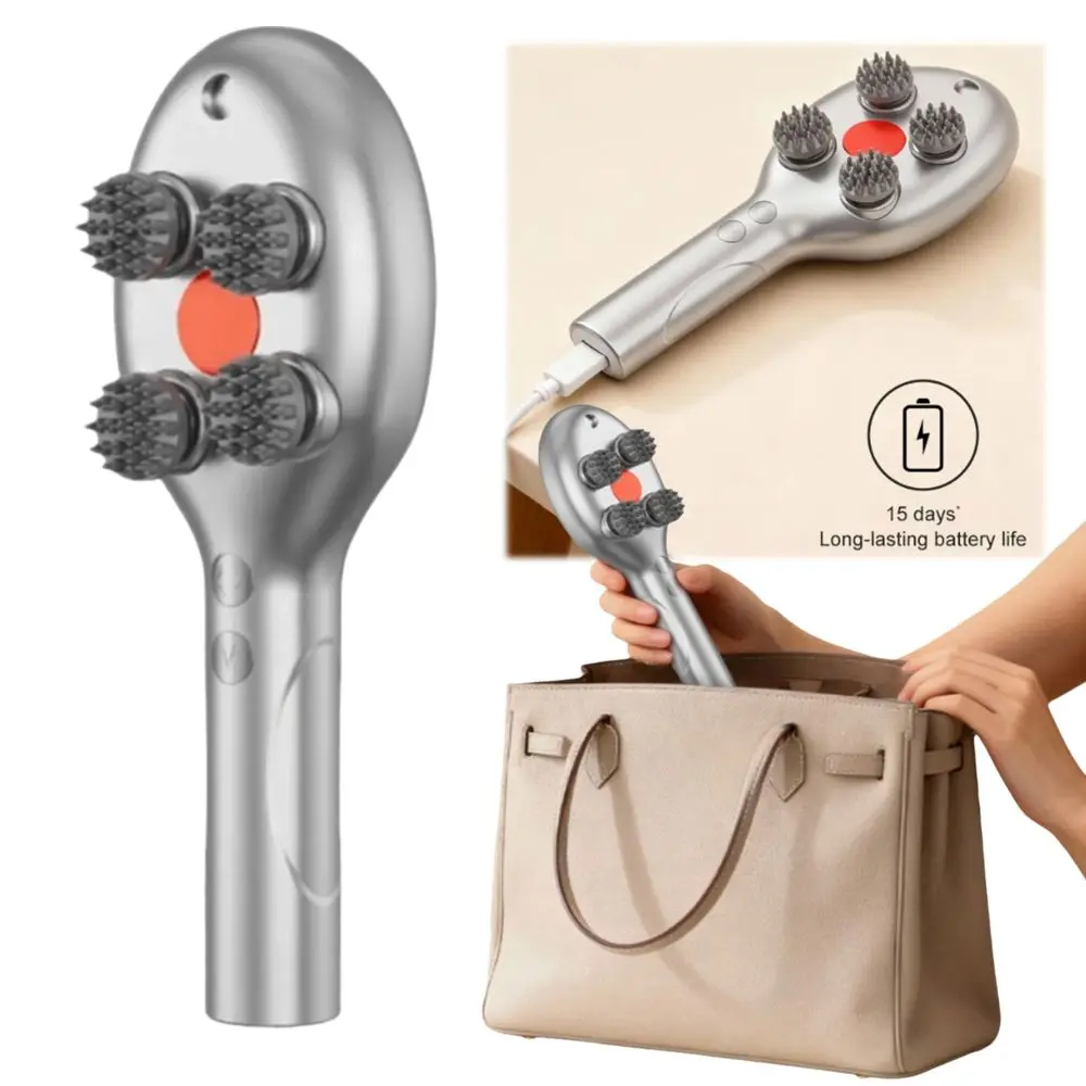 Multi-Function Red Light Spray Massage Comb Large Capacity Portable Electric Spray Hair Brush Anti-Frizz One-Key Operation
