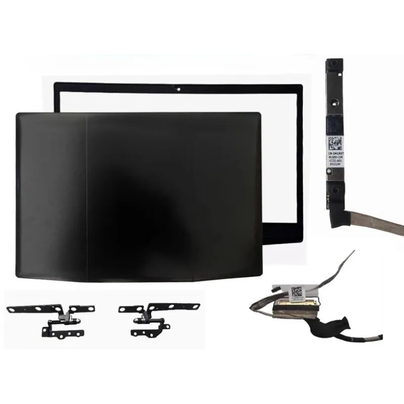 New Housings for Dell Inspiron G5 5500 SE 5505 Back Cover LCD Cable Front Bezel Hinges Camera Laptops Spare Parts Replacement