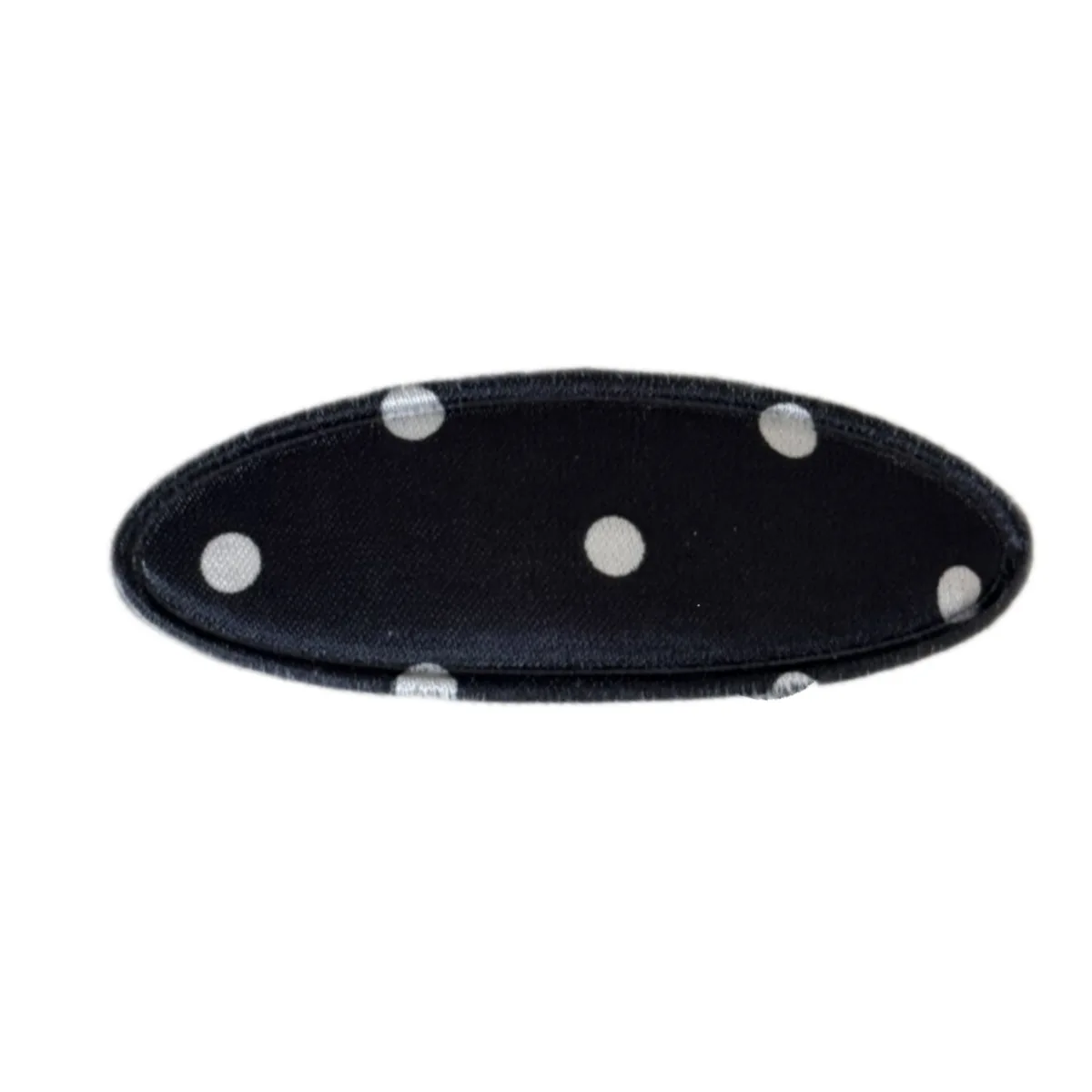2pcs Korean Satin Polka Dot Oval Hair Clips Bangs Side Hairpins Sweet Cute BB Clips Fashion Versatile  Headwear Hair Accessories