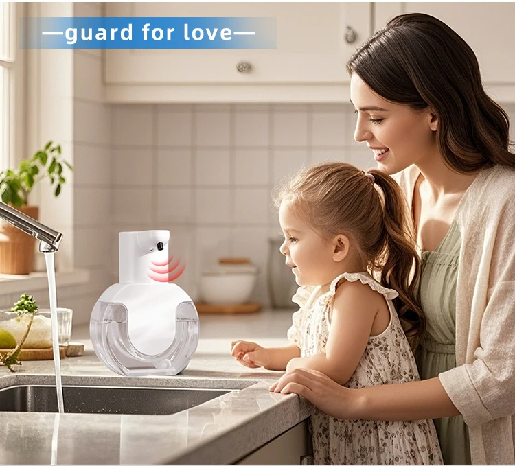 Automatic foam soap dispenser model overview
