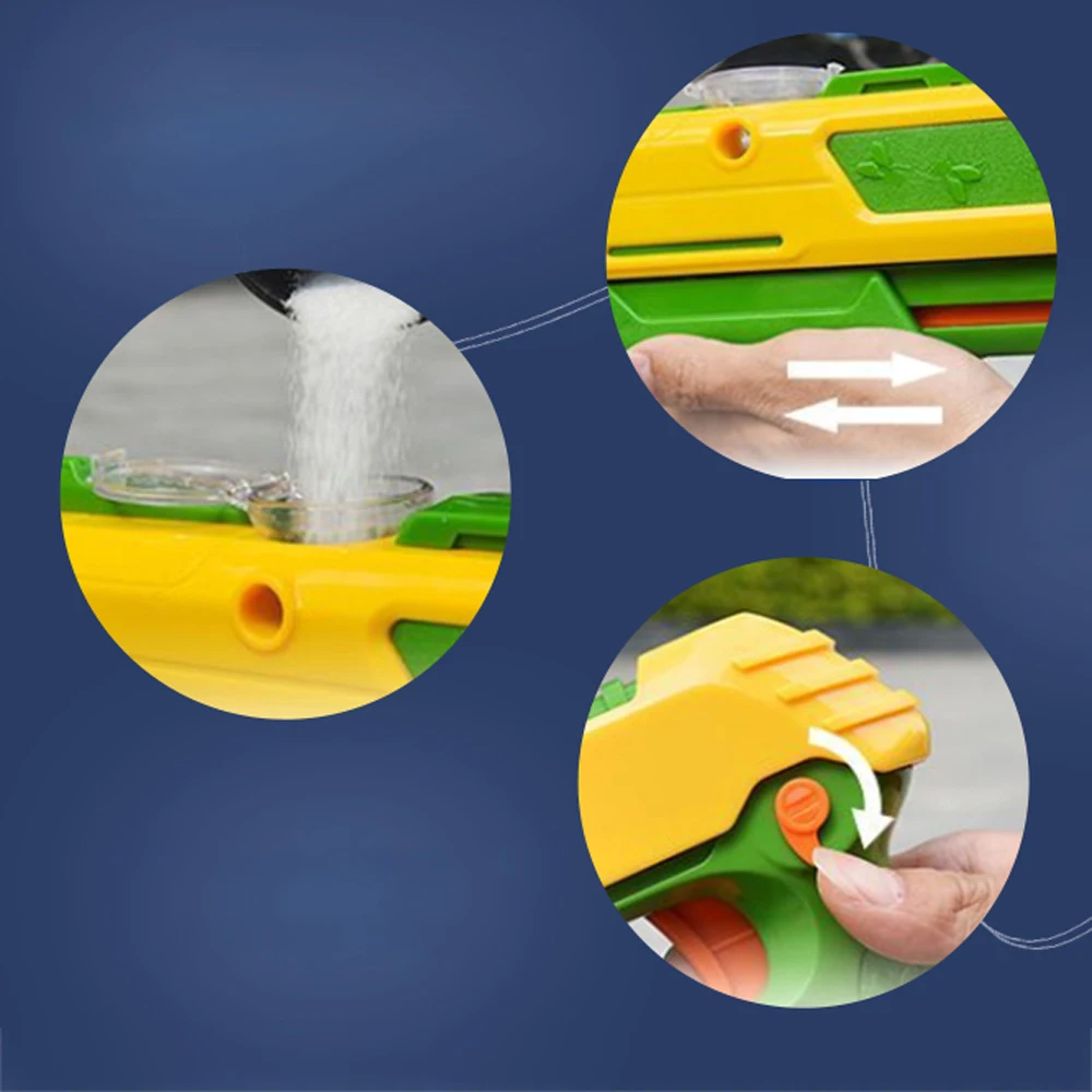 يطير قتل مسدس لعبة بندقية الملح بندقية صديقة للبيئة ABS يطير قتل بندقية الكبار لعبة بندقية تحلق هدية عيد الأطفال