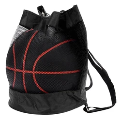 Mochila de basquete Bolsas de ombro Voleibol Saco de armazenamento de futebol Mochila de esportes ao ar livre Organizador de malha portátil Bolsa de bolas