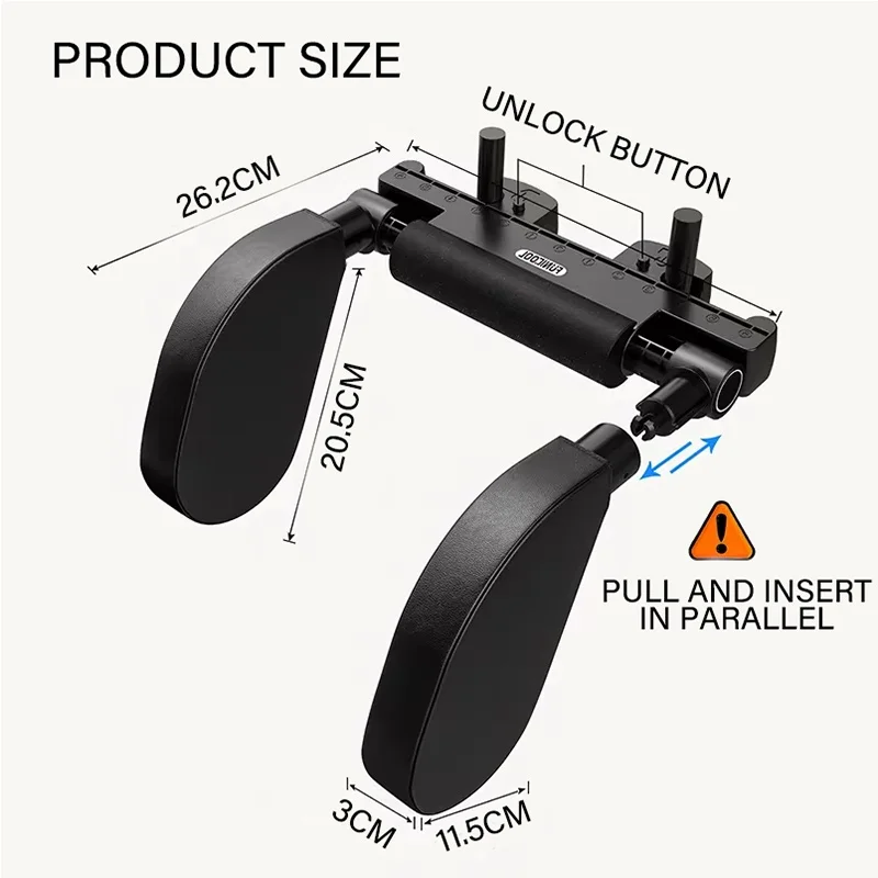 Car Seat Headrest Adjustable Side Headrest U Shaped Pillow for DS SPIRIT DS3 DS4 DS5 DS6 DS7 2024 2025 Car Accessories
