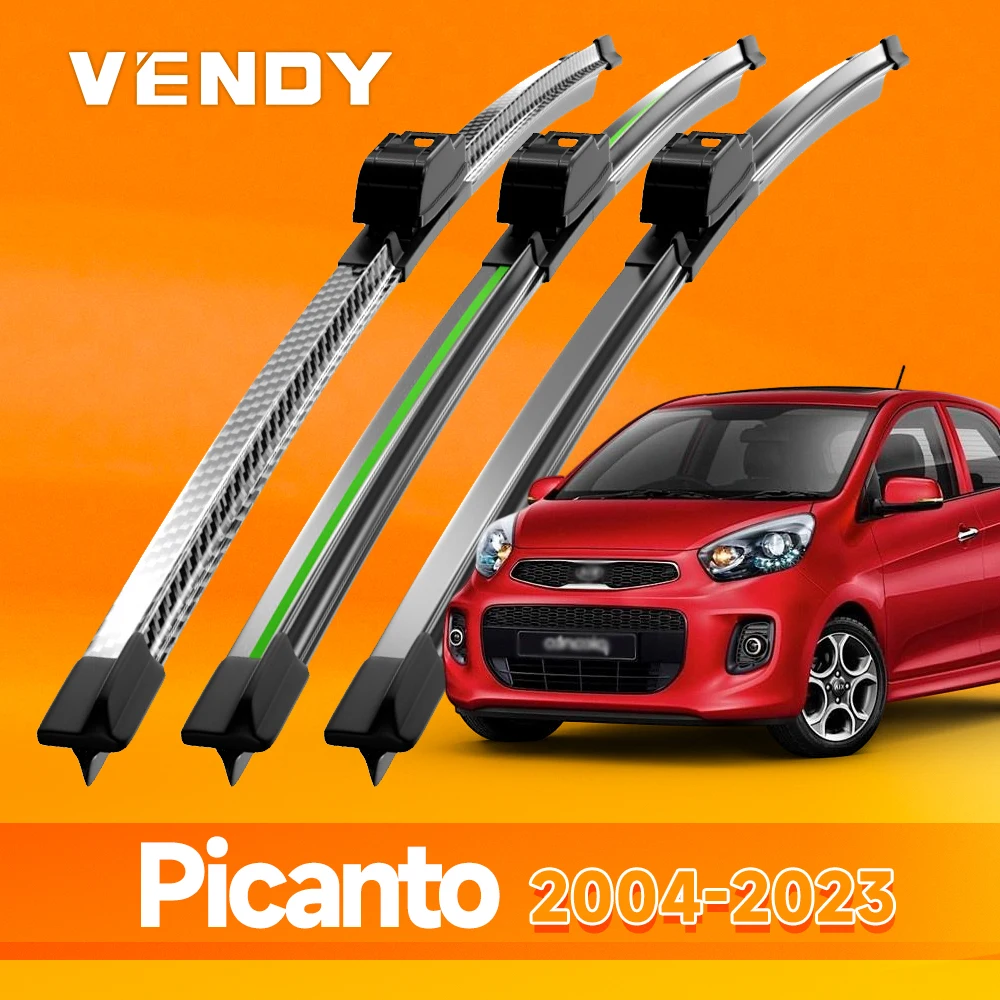 

2 шт. для Kia Picanto 2004-2023, щетки стеклоочистителя переднего стекла, аксессуары для окон 2005 2008 2012 2013 2014 2016 2018