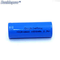 18500 1500mAh 3.7 V Rechargeable Battery Recarregavel Lithium Ion Battery for LED Flashlight