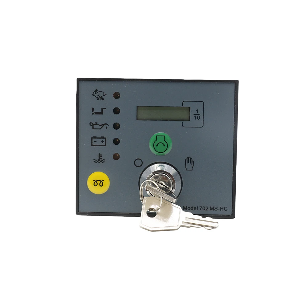 Compatible DS702AS 702MS Key Manua Auto Start Control Panel Diesel Generator Controller Replace 702AS 702MS