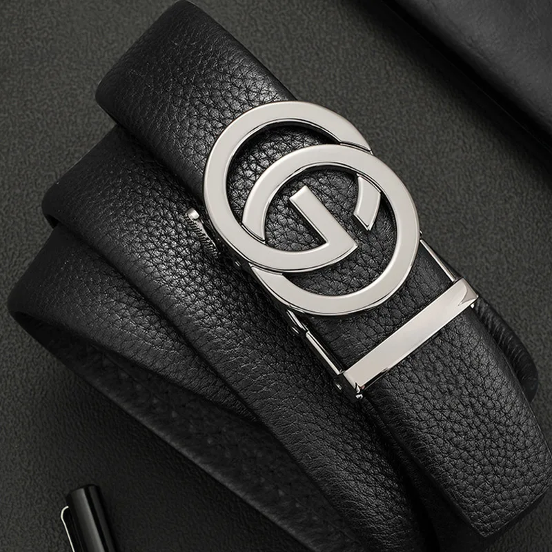 2025 di alta qualità nuova cintura da 3,4 cm cinturino in pelle con fibbia automatica di lusso da donna per uomo designer di cinture cintura maschile di marca per jeans