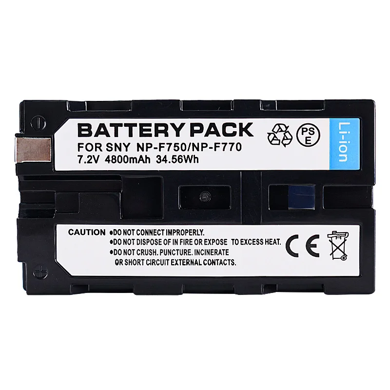 

7.2V 4800mAh NP-F750 Rechargeable Battery For Sony NP-F730 F770 F960 CCD-TRV58 TRV110K TRV26E HVR-Z1 V1J Z1 Camera