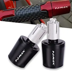 Empuñaduras de manillar CNC para motocicleta, tapones de manillar para Yamaha NMAX 125, 155, 160, N-MAX, accesorios