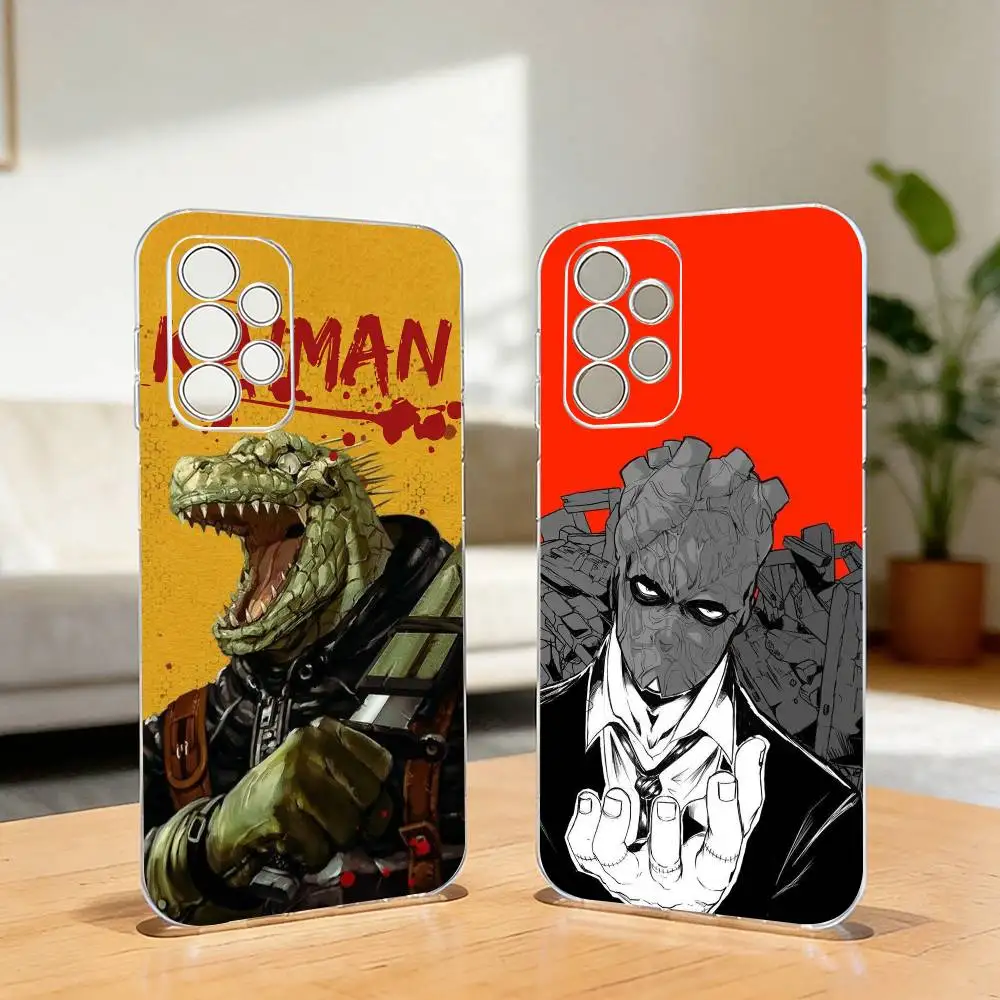 Anime D-Dorohedoro Cool Phone Case For Samsung S25,S24,S21,S22,S23,S30,Ultra,S20,Plus,Fe,Lite,10,Transparent Cover