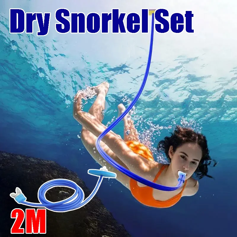 

Professional Dry Snorkel Set for Adults Men Women Full Face Diving Mask with Snorkel Tube Snorkeling Gear for Ocean Swimming