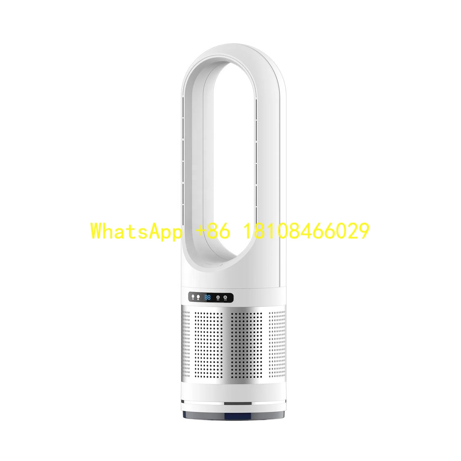 

Purifiers Electric Tower Fan Leafless Floor Air Cooler High Wind Speed Fan air Purifier Portable Ion air