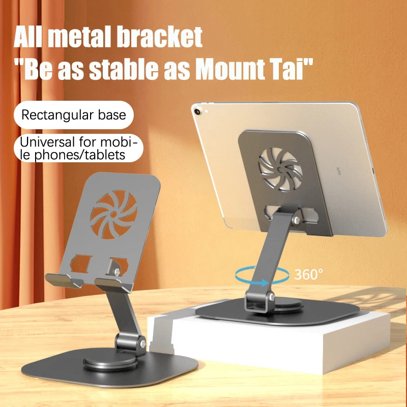 Portable Phone Holder Stand For IPhone 12Pro IPad Adjustable Tablet Phone Holder Foldable Rotation Mobile Phone Desk Stand