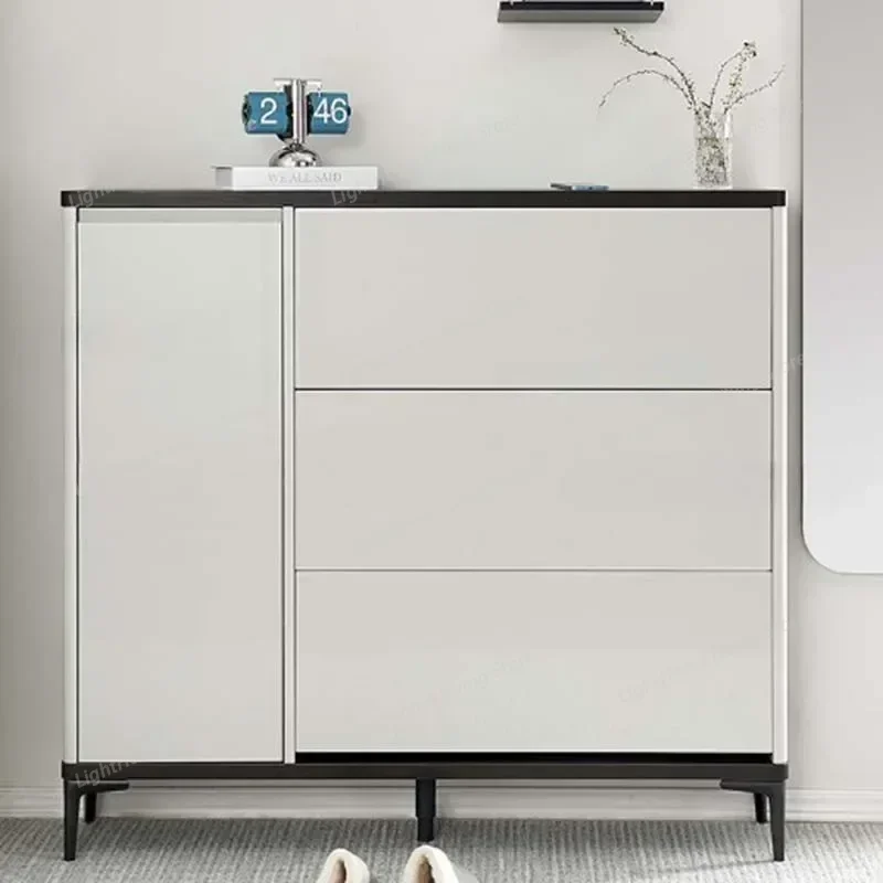 

Strong Design Shoe Cabinet Vertical Beutiful Modern Living Room Shoe Rack Organizer Space Saving Range Chaussure Home Furniture
