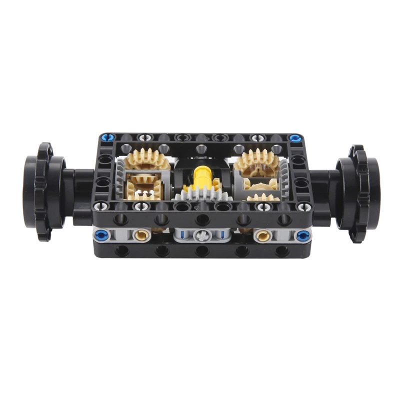 Estructura de dirección de tanque de MOC-19788, engranaje diferencial, agujero, brazo, ensamblaje de viga, Control de Motor de potencia, bloques de construcción