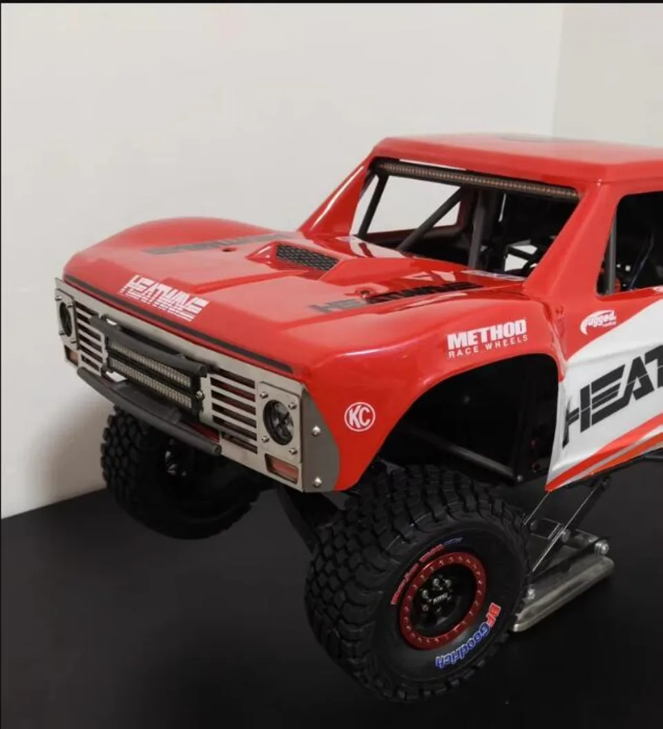 Custom Stainless Steel Front Grille for 1/7 Traxxas UDR-PL Body Compatible,Fits Lighted Chassis Only,3-Piece CNC Bent RC Upgrade