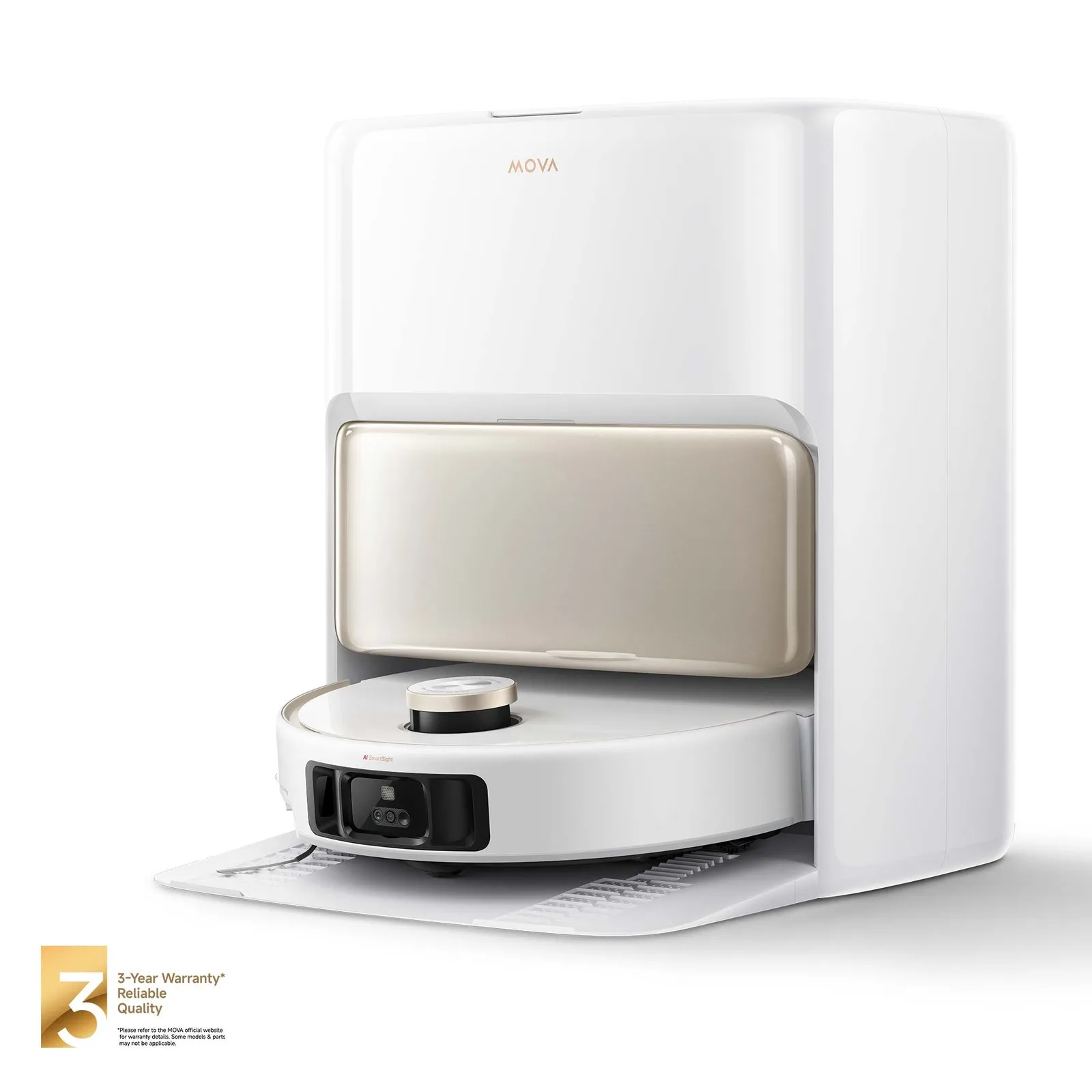 

V50 Ultra Complete White Robot Vacuum Cleaner Mopping Function 24,000Pa