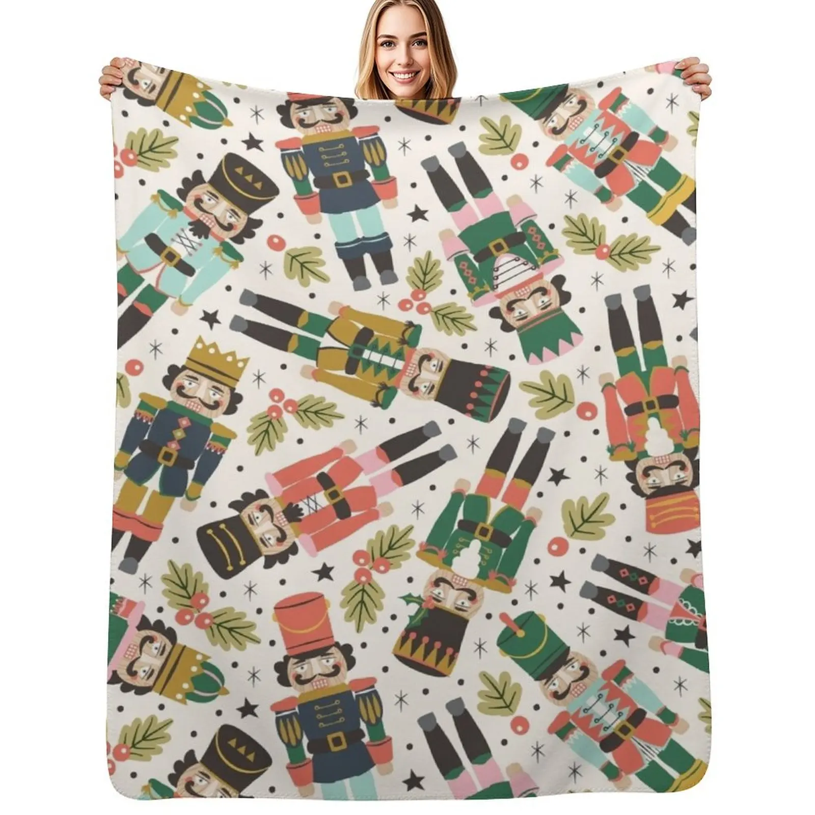 

Nutcrackers Throw Blanket Sleeping Bag blankets ands sofa bed Weighted Blankets