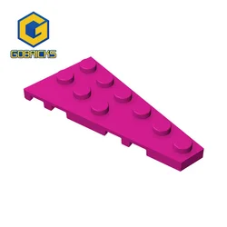 Gobricks 10PCS Bricks Wedge Plate Parts 6x3 Right compatible with 54383 pieces of children's toys Building Blocks Assembles T