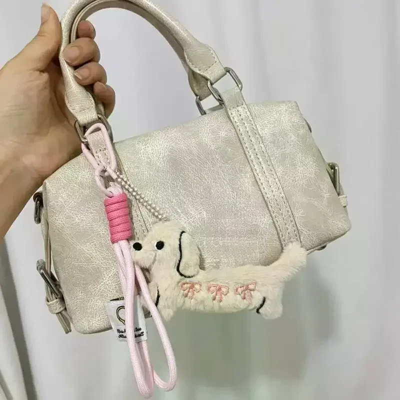 พวงกุญแจตุ๊กตาสุนัขดัชชุนด์การ์ตูนน่ารัก ของตกแต่งกระเป๋า ของขวัญ