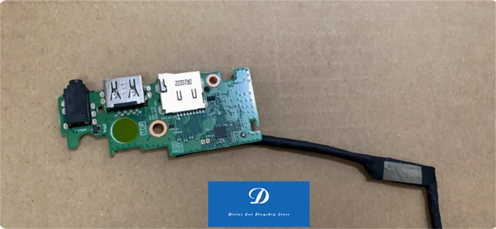 PARA Dell Inspiron 15 7500 7506 Placa de interface de áudio USB 2 em 1 com cabo