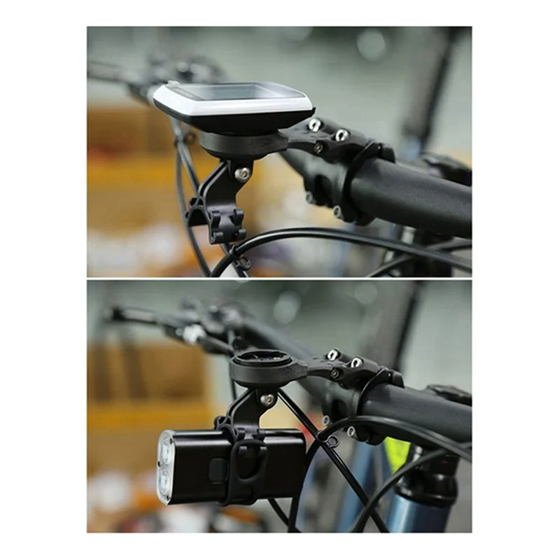 Bike Handlebar Stem Computer Mount Support for Garmin Bryton Wahoo Giant with Light Camera Bicycle Mounts Holder HOT