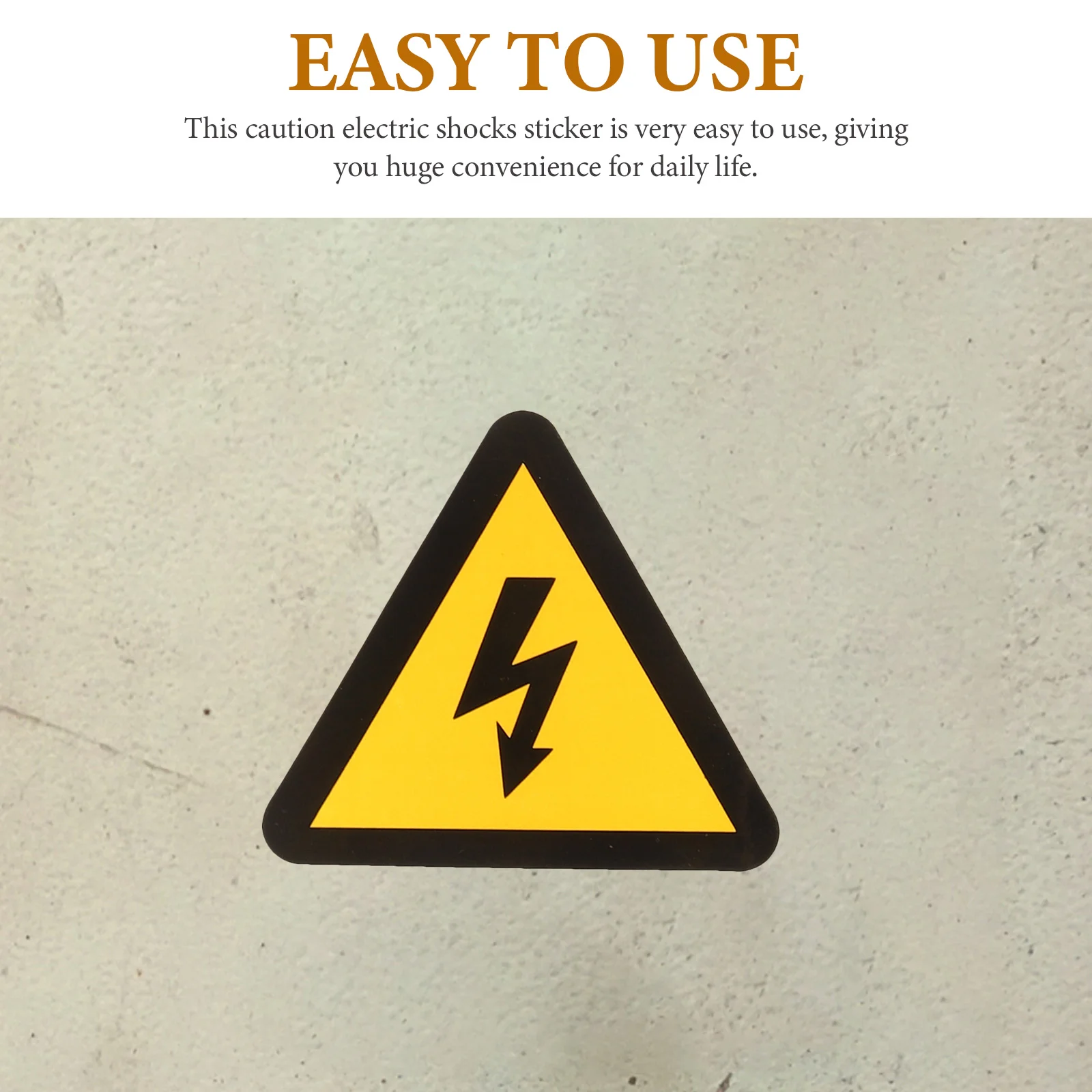 30 Pcs Label Electric Hazard Sign Safe Warning Sticker Stickers Small Fence High Voltage Electrical Room Labels Panel