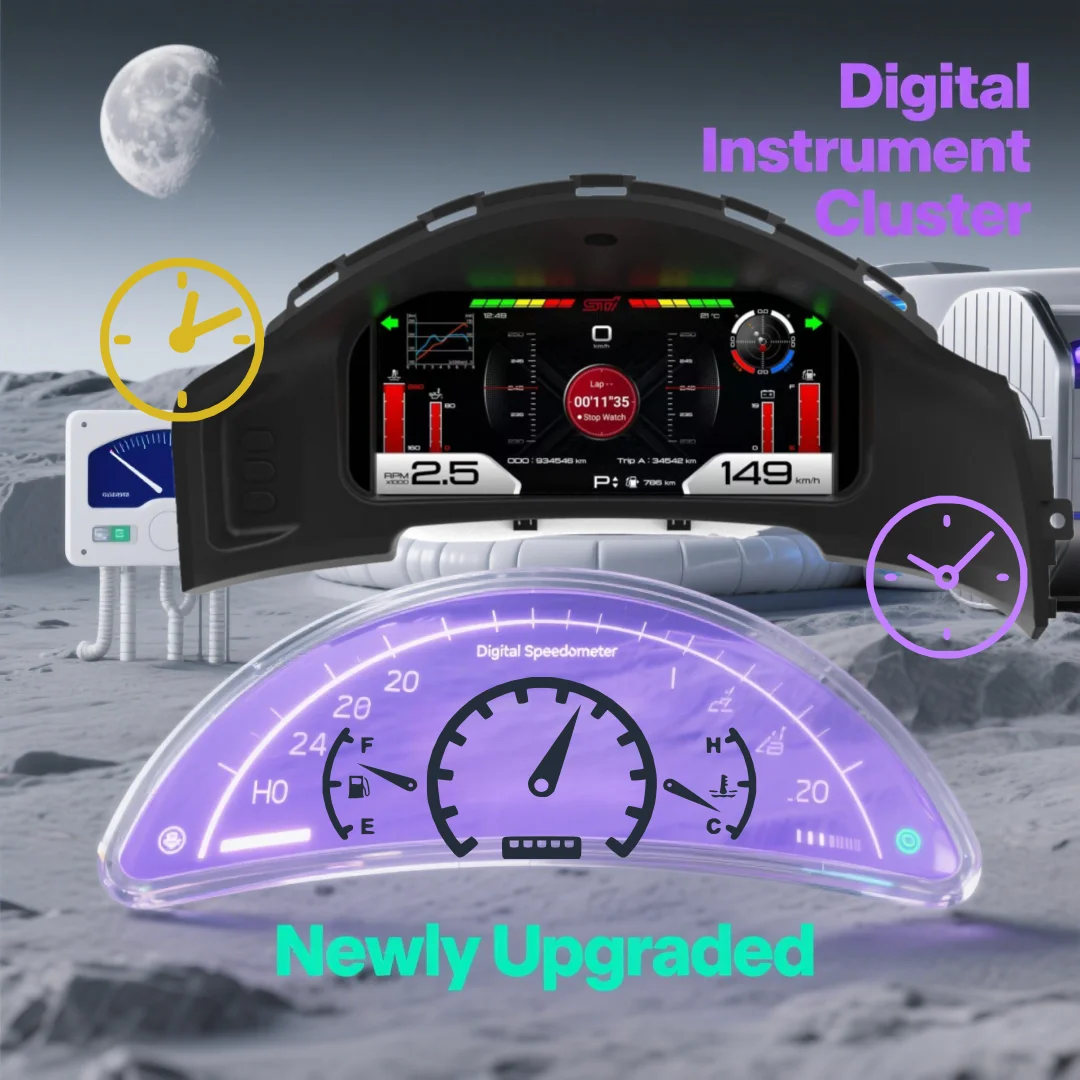 

10.25 LCD Dashboard For Toyota 86 Subaru BRZ 2012-2021 Digital Cluster Instrument Auto Speedometer Virtual Cockpit Linux System