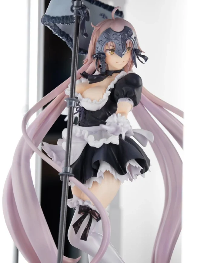 

1/6 Anime Joan of Arc Fate/Grand Order Maid Kit Kawaii Resin GK DIY White Assembly GK Model Statue Toys Collection Gifts