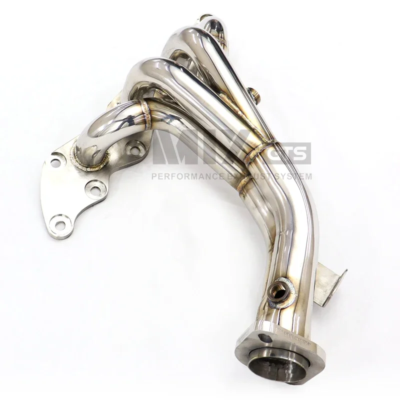 Cgh exhaust system for suzuki jimny 1.3l 2007-2019 headers test tube stainless steel no cat in steel downpipe