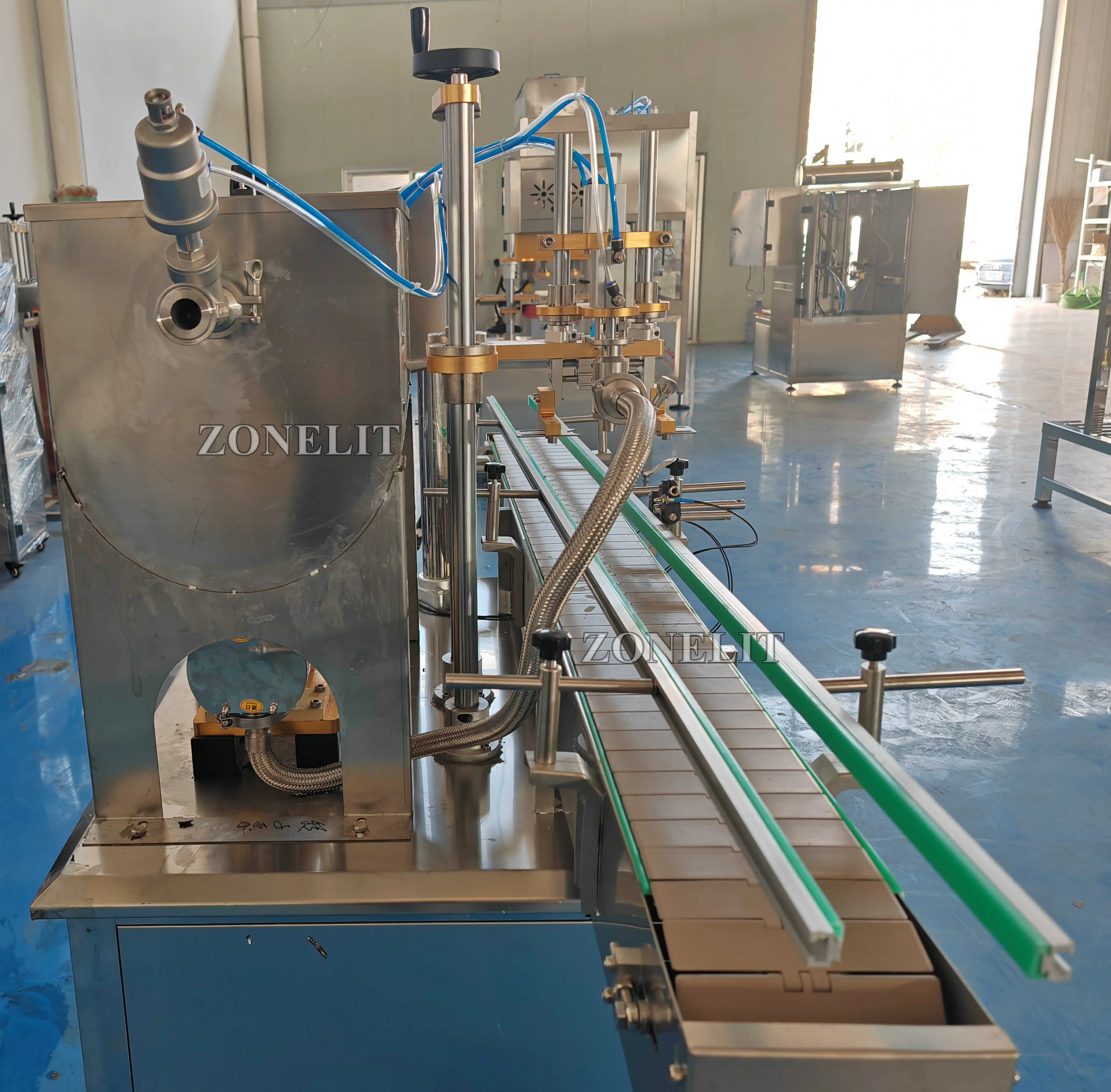 Riempitrice automatica per bottiglie di olio d'oliva con pompa a rotore con servocontrollo automatico
