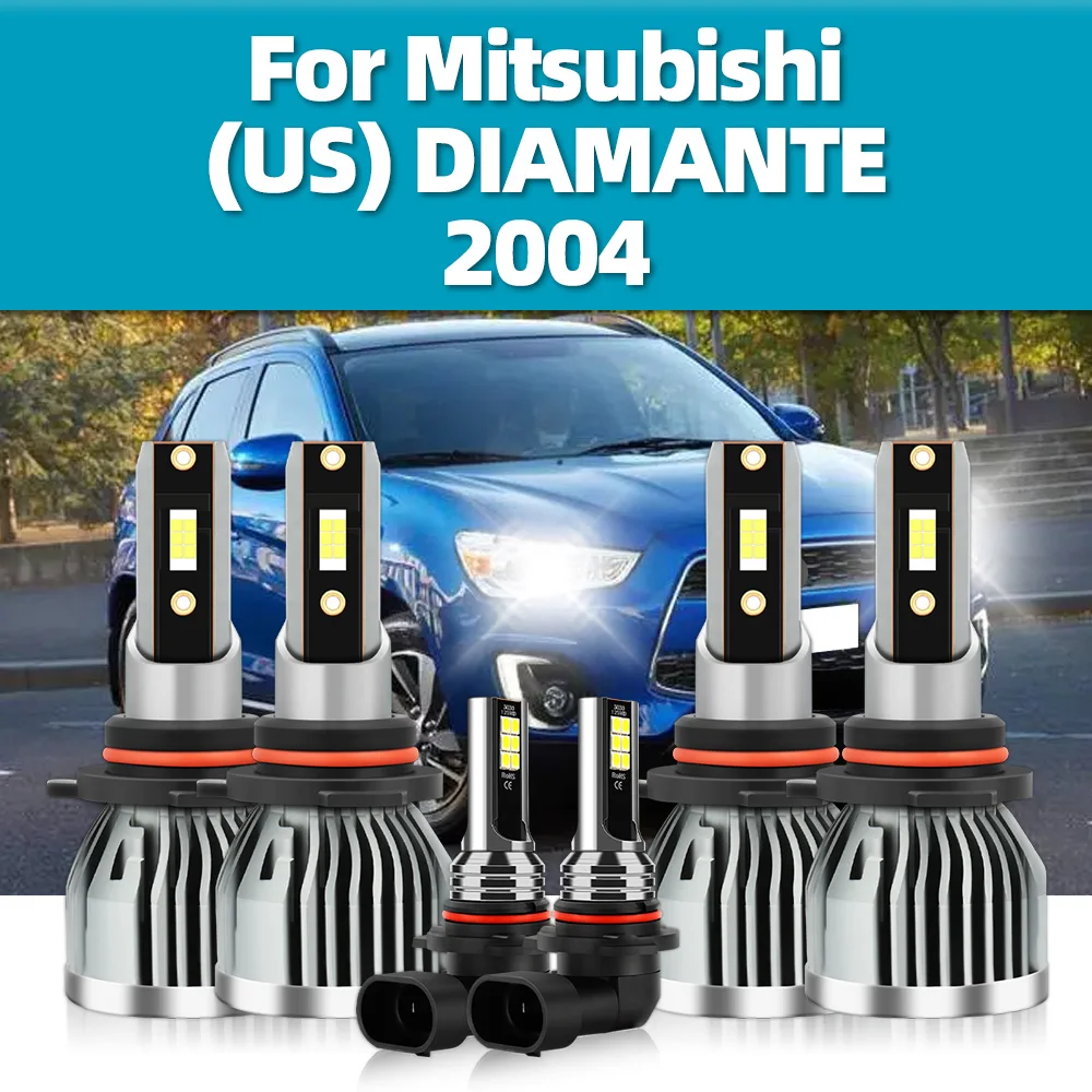 

110W 20000LM Led Bulb High Power Car Headlights Turbo Headlamps Auto Light 12V 6000K Fog Lamps For Mitsubishi (US) DIAMANTE 2004