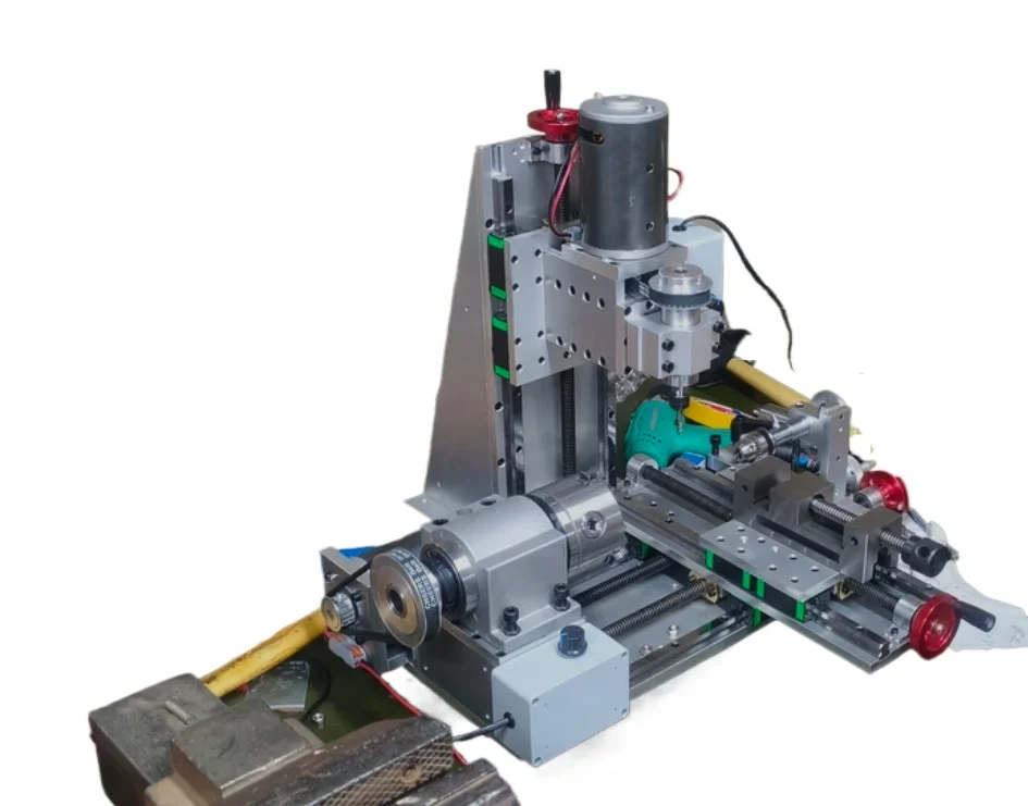 Multifunctional small turning, milling and drilling machine, lathe, milling machine, drilling machine