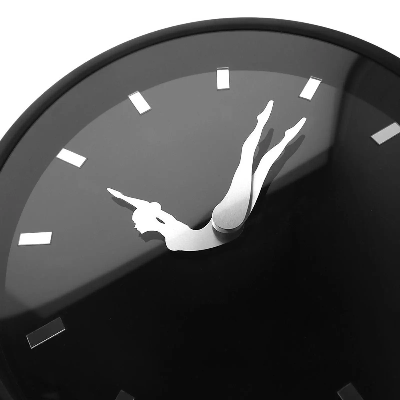Wall Clock Clock Remembrance Gift Round Home Decoration Ballet Dancing Hanging Decor for Indoor Office Study